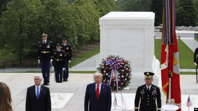 Dita e Përkujtimit, Presidenti Trump nderon të rënët në luftë