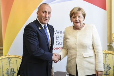 Foto/ Merkel-Haradinajt: Gjermania mbështet anëtarësimin e Kosovës në Interpol