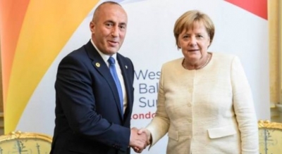 Haradinaj merr letër nga Merkel për anëtarësimin në INTERPOL