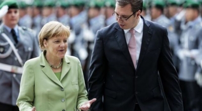 Kosova, temë diskutimi në takimin Vuçiç-Merkel