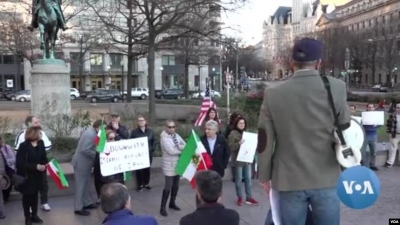 Iraniano-amerikanët protestojnë kundër qeverisë së Teheranit