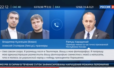 Haradinaj: Komedianët që u paraqitën si Poroshenko janë agjentë rus