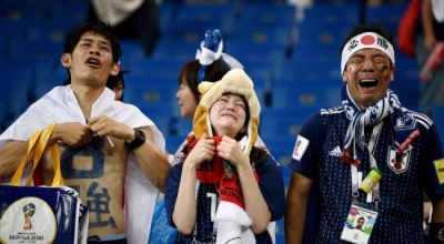 E dhimbshme: Shikoni lotët e tifozëve të Japonisë pas humbjes nga Belgjika
