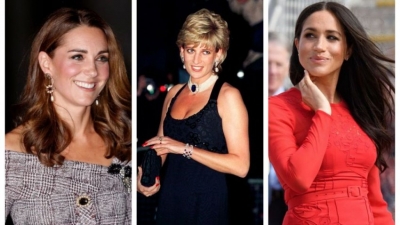 E përbashkëta që kanë në fytyrë Diana, Kate dhe Meghan, askush nuk e kishte vënë re!!!