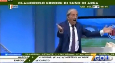 Shikojeni reagimin e komentatorit pas golit të Milanit në minutën e fundit