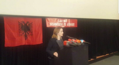 Homazhe për dëshmorët në Shkodër, zv.kryeministrja Senida Mesi bën një gafë