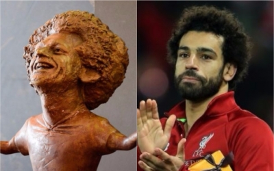 Ideoi statujën e Mohamed Salah, të gjithë u tallën me skulptoren