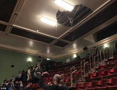 Shembet një pjesë e tavanit gjatë një spektakli në Londër, plagosen 5 persona