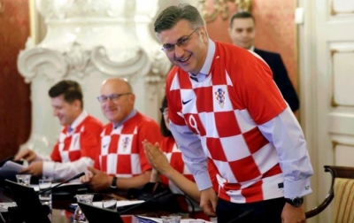 Qeveria e Kroacisë mbledhje me fanellen e përfaqësueses