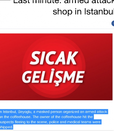 Sulm me armë në një lokal në Stamboll, dalin detajet e para (video)