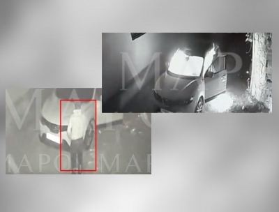 Video/ Policia i kërkon në Laç, por vrasësit filmohen në Laprakë duke djegur makinën