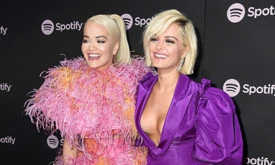 Rita Ora dhe Bebe Rexha, së bashku dhe të lumtura në ngjarjen e Spotify