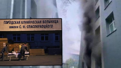 Ventilatori shkakton zjarr në një spital në Shën Petersburg të Rusisë, vdesin pesë pacientë me COVID-19