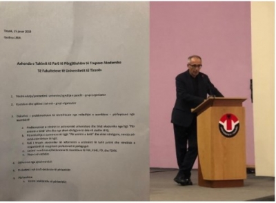Asamblea e Universiteti të Tiranës, Marku: Qeveria ka cënuar lirinë e universitetit