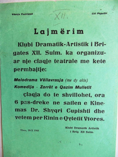 1944/Melodrama dhe komedia e Brigadës së 12 në Vlorë