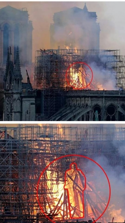 Përflakja e Jezu Krishtit në Notre Dame përcëlloi shpirtin e njerëzimit