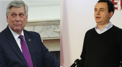 Kurti takon Ambasadorin Amerikan, thotë se taksa ndaj Serbisë nuk duhet të hiqet