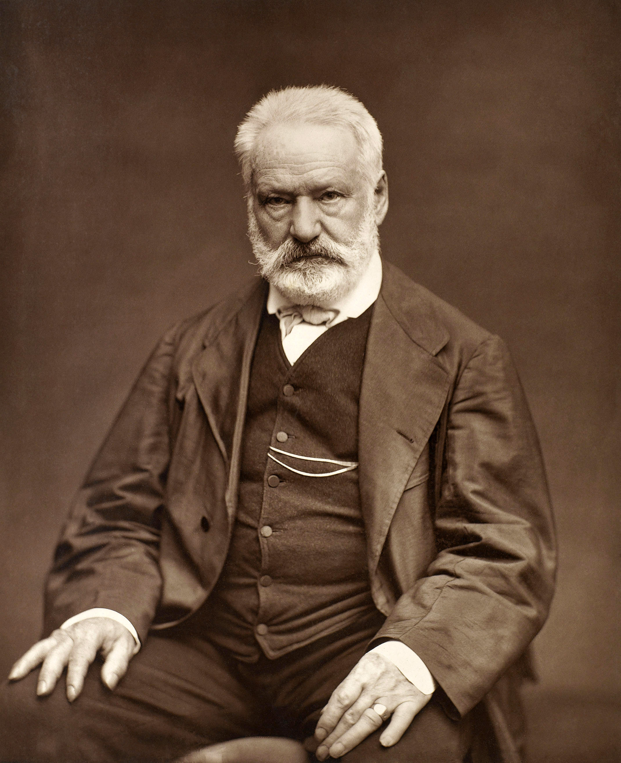 Victor Hugo by Étienne Carjat 1876 full