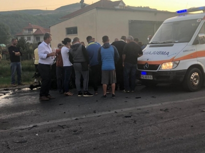 FOTOT/ Aksident tragjik në Korçë, 1 i vdekur e 4 të plagosur rëndë