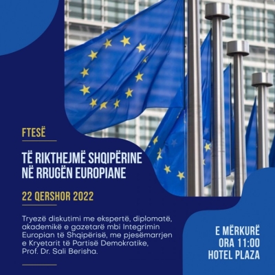 'Të rikthejmë Shqipërinë në rrugën europiane'/ PD mbledh ekspertët