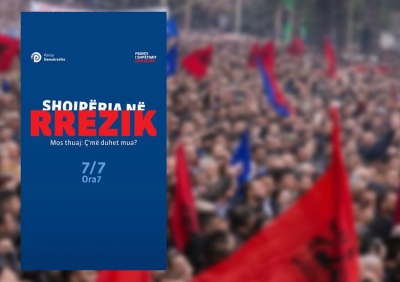 Mesazhi i PD që fton shqiptarët në protestë: 'Shqipëria në rrezik. Mos thuaj ç’më duhet mua!'