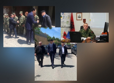 Pak para protestës, Basha shkon për ngushëllim në familjen e majorit Tanushi