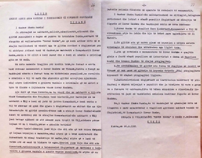 1991/Enveristët e DPB Kukës: Të dënohet populli i Tiranës