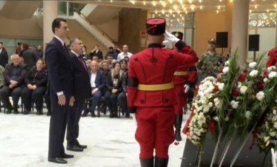 VIDEO/ Basha bën homazhe në nderim të Dëshmores së Atdheut, Zarifa Hasanajt