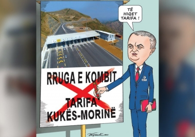 Presidenti Meta i vë një kryq të madh &#039;doganës&#039; për Kosovën, në Rrugën e Kombit!