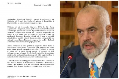 Vaksinimi kundër Covid-19/ Ambasada Franceze ‘notë proteste’ MPJ-së për deklaratat Ramës: Akuzoi qartë për egoizëm dhe cinizëm, të sulmosh në këtë mënyrë një vend mik dhe aleat…