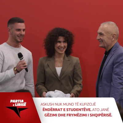 Meta mesazh studentëve: Askush nuk mund t’i kufizojë ëndrrat tuaja! Ato janë gëzimi dhe frymëzimi i Shqipërisë