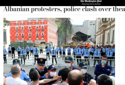 &#039;Washington Post&#039;:Protestuesit shqiptarë përplasen me policinë