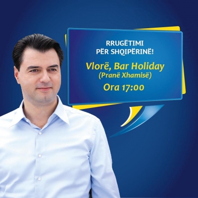 LIVE-&#039;Rrugëtimi për Shqipërinë&#039;/ Basha takim me të rinjtë në Vlorë