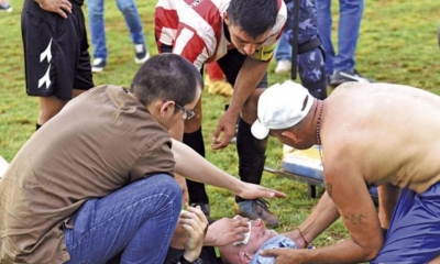 Argjentinë, lojtari i Sporting bën për spital gjyqtarin