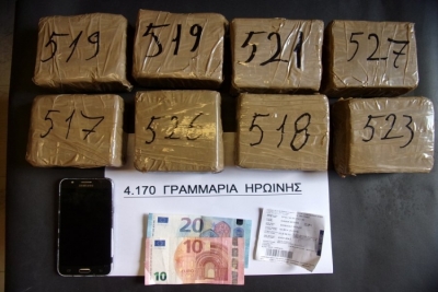 Kapen 10.3 kg heroinë, dy shqiptarë në pranga