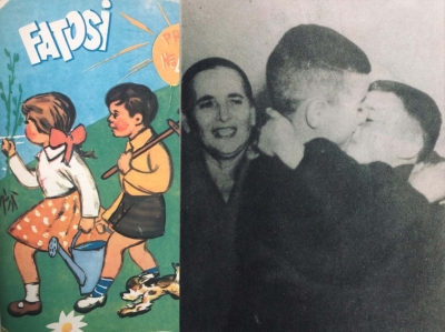1963/Puthje në buzë e djemve në shkollën “Emin Duraku” në Tiranë