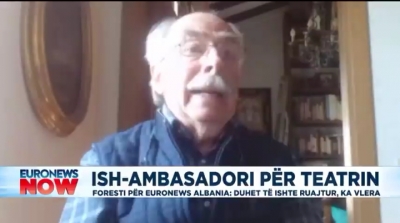&quot;Genocid kulturor&quot;/Berisha shperndan intervisten e Ish ambasadorit, per prishjen e Teatrit Kombetar:&quot;Mik i cmuar i Shqiperise&quot;