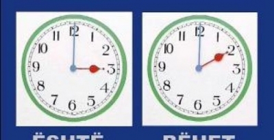 Ndryshon ora. Akrepat shkojnë…