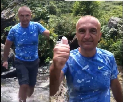 VIDEO/ Presidenti Meta nga ujërat e akullta të Prevallës, një pyetje për të ‘paanshmit’