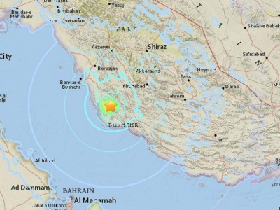 Tërmet në Iran, afër centralit  bërthamor