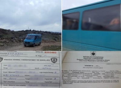 Gjobitet shoferi “i papërgjegjshëm” në Dibër, thirrja e policisë