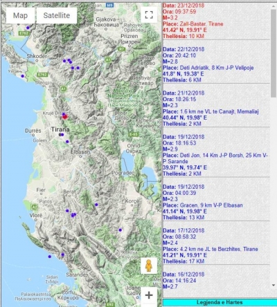 FOTO/ Tërmeti shkund Tiranën, ja sa ballësh ishte