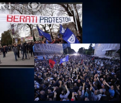 Berati niset drejt Tiranës për protestën që do rrëzojë Ramën