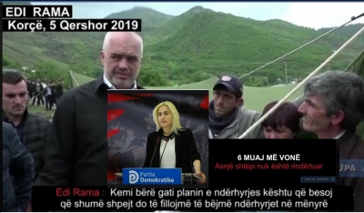 Zëdhënësja e PD, Ina Zhupa, publikon videon: Ja pse Rama nuk është i besueshëm as për përballimin e pasojave të tërmetit!