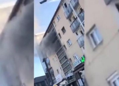 Prishtinë, 11 persona të lënduar nga zjarri i madh në një apartament