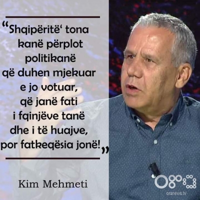 Kim Mehmeti: Kur Kryeministri i Shqipërisë sillet si hajdut vaksinash!