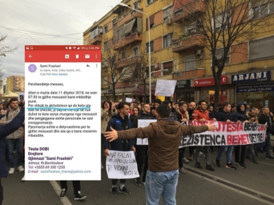 (Foto) Nesër protesta e madhe/ Kërcënohen mësuesit e gjimnazeve, e-maili që u shpërnda nga drejtoritë