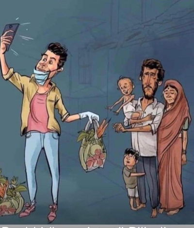 ‘Lal Plehu duke ndarë ndihma!’/Berisha publikon karikaturën