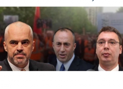 Akuza e fortë e Haradinajt/ Kompania që i bën fushatën Vuçiçit, ka punuar edhe për Ramën