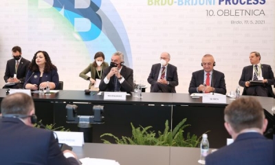 Tensione e debate në takimin e “Brdo-Brijunit”, media serbe: Vjosa Osmani e Aleksandër Vuçiç përplasen për kufijtë